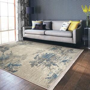 Modro-béžový koberec behúň 80x200 cm - Mila Home