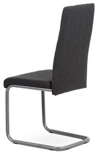 Moderná jedálenská stolička potiahnutá antracitovou látkou (a-400 antracitová)