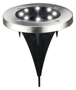LED Solárne svietidlo SOLLY LED/1,2V 6500K pr. 11,5 cm 300 mAh IP44 chróm