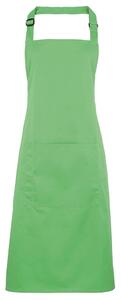 Premier Workwear Kuchynská zástera s náprsenkou a vreckom - Apple green