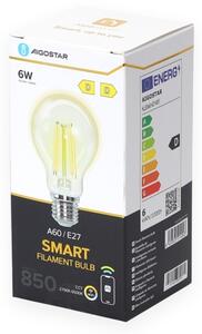 LED Stmievateľná žiarovka A60 E27/6W/230V 2700-6500K Wi-Fi - Aigostar