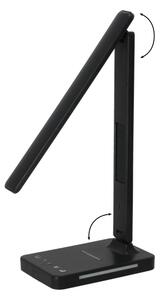 LED Stm. lampa s bezdr. nab. QI, displejom a USB portom LED/7W/230V 3000-6000K