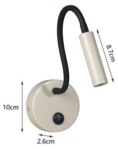 Brilagi - LED Flexibilná nástenná lampa MAYA LED/3W/230V 4000K béžová