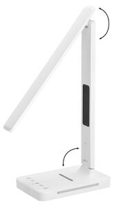 LED Stm. lampa s bezdr. nab. QI, displejom a USB portom LED/7W/230V 3000-6000K