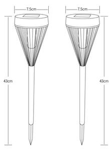 Globo 36705-2 - SADA 2x LED Solárna lampa LED/0,1W/1,2V IP44