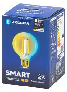 LED Stmievateľná žiarovka FILAMENT G80 E27/6W/230V 2700-6500K - Aigostar