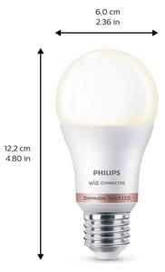 SADA 2x LED Stmievateľná žiarovka Philips A60 E27/8W/230V Wi-Fi