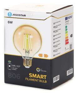 LED Stmievateľná žiarovka FILAMENT G95 E27/6W/230V 2700-6500K Wi-Fi - Aigostar