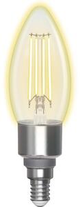 LED Stmievateľná žiarovka FILAMENT C35 E14/4,5W/230V 2700-6500K Wi-Fi - Aigostar