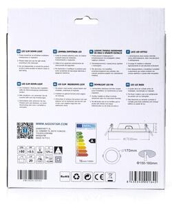 Aigostar - LED podhľadové svietidlo ULTRATHIN LED/16W/230V 4000K biela