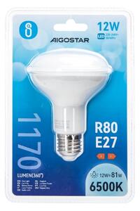 LED Žiarovka R80 E27/12W/230V 6500K - Aigostar