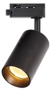 Bodové svietidlo do 1-fázového lištového systému PIPE 1xGU10/10W/230V čierna