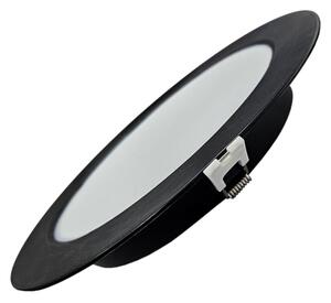 LED Podhľadové svietidlo CIRCLE LED/18W/230V 4000K pr. 22 cm čierna