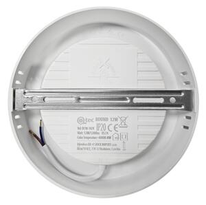 LED Stropné svietidlo ROUND LED/12W/230V 4000K pr. 16,7 cm biela
