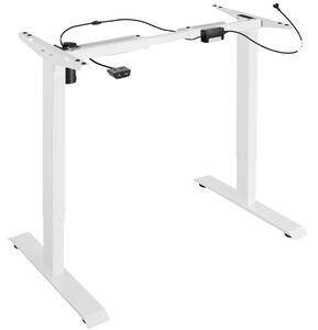 Rám stola elektr. výškovo nastaviteľný 85-129x65x71-121cm - biela