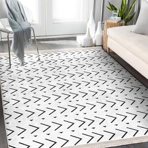 Biely koberec behúň 80x200 cm - Mila Home