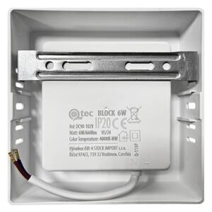 LED Stropné svietidlo BLOCK LED/6W/230V 4000K 12x12 cm biela