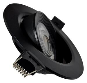 LED Podhľadové bodové svietidlo LED/5W/230V 4200K pr. 9,3 cm čierna
