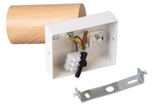 Brilagi - Nástenné bodové svietidlo SELE 1xGU10/30W/230V biela/dekor duba