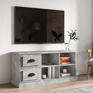 TV skrinka betónovo sivá 102x35,5x47,5 cm kompozitné drevo