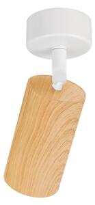 Brilagi - Bodové svietidlo SELE 1xGU10/30W/230V biela/dekor duba