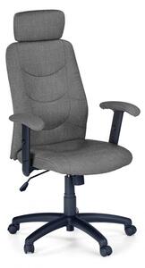 Kancelárska otočná stolička STILO – látka, tmavo šedá