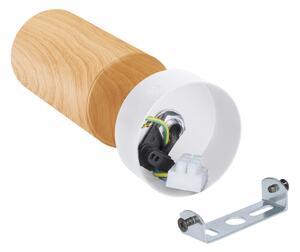 Brilagi - Bodové svietidlo SELE 1xGU10/30W/230V biela/dekor duba