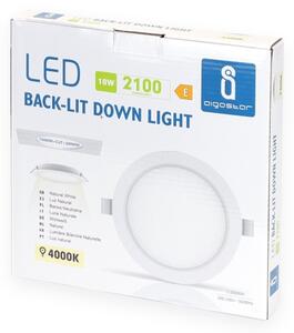 Aigostar - LED Podhľadové svietidlo LED/18W/230V 4000K pr. 22 cm biela