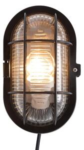Nordlux - Vonkajšie nástenné svietidlo SKOTLAMPE 1xE27/60W/230V IP44 čierna