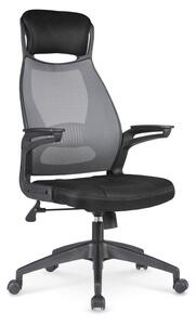 Kancelárska stolička SOLARIS – sieťovina, čierna / šedá