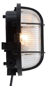 Nordlux - Vonkajšie nástenné svietidlo SKOTLAMPE 1xE27/60W/230V IP44 čierna