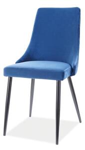 Jedálenská stolička PAONU modrá/čierna