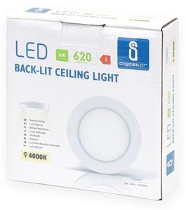 Aigostar - LED Stropné prisadené svietidlo LED/6W/230V pr. 12,3 cm 4000K biela