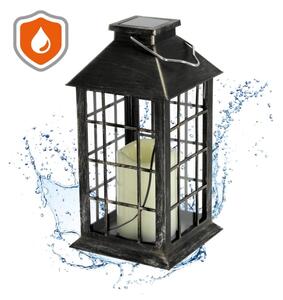 LED Solárne závesné svietidlo LED/0,02W/1,2V 1xAA 2700K IP44 patina