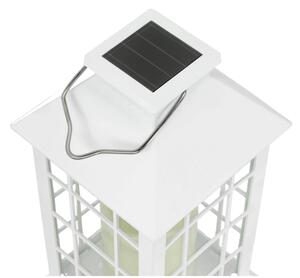 LED Solárne závesné svietidlo LED/0,02W/1,2V 1xAA 2700K IP44 200 mAh biela