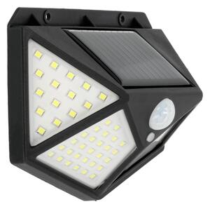 LED solárne nástenné svietidlo so senzorom LED/1W/3,7V 6500K IP44 1200 mAh