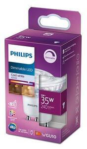 LED Stmievateľná žiarovka Philips GU10/3W/230V 4000K CRI 90