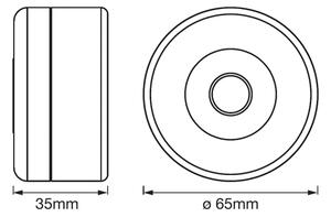 Ledvance - LED Stmievateľné orientačné svietidlo DOT-IT LED/0,45W/5V 500 mAh