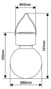 Globo 33056 - Solárne svietidlo LED/0,06W/3,2V IP44
