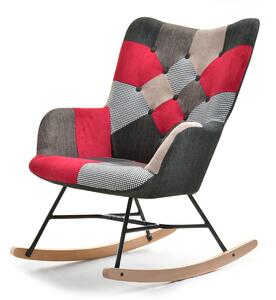 NovýNábytok.sk Kreslo Sibyla (patchwork + čierna). Vlastná spoľahlivá doprava až k Vám domov. 1110395