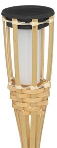 Atmosphera - LED Solárna lampa MACEO LED/1,2V 300 mAh IP44 bambus