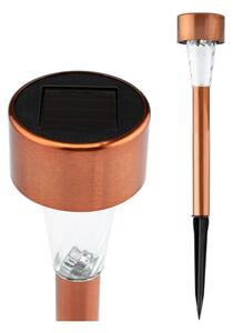 LED Solárna lampa LED/2V 40 mAh IP44 medená