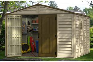 Záhradný domček Duramax WoodBridge Plus 13 m² + podlahová konštrukcia (model 40234 -10x13´)