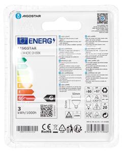 LED Žiarovka MR16 GU5,3/3W/12V 6500K - Aigostar
