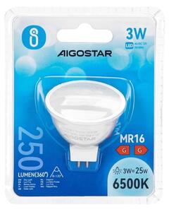 LED Žiarovka MR16 GU5,3/3W/12V 6500K - Aigostar