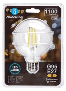 LED Žiarovka G95 E27/10W/230V 6500K - Aigostar