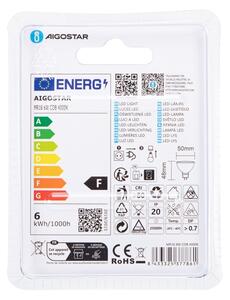 LED Žiarovka MR16 GU5,3/6W/12V 4000K - Aigostar