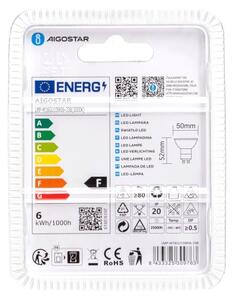 LED Žiarovka GU10/6W/230V 3000K - Aigostar