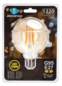 LED Žiarovka G95 E27/12W/230V 2200K - Aigostar