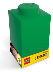 Zelené silikónové nočné svetielko LEGO® Classic Brick